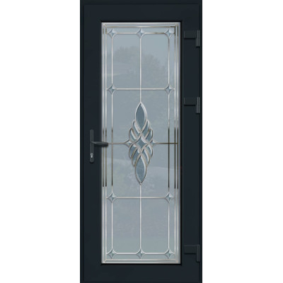 Exterior door with glass K1089FL