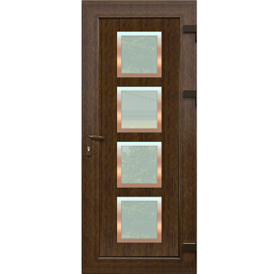 Entry exterior single door with glass  SP72FL