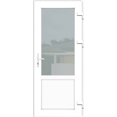 Single door with clear glass S112FL