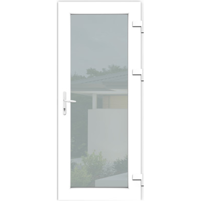Interior door 100% Satin Full glass
