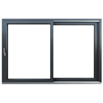 2 Panel Sliding  Anthracite Patio Door 
